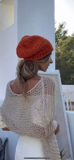 orange hat, Burnt Orange Chunky hat, chunky slouchy beanie, vegan hat Although these chunky hats are part of my winter collection, they can also be worn on a chilly summer's evening for warmth and style.  Picture this stylish hat, cocked a little to the side, with a bit of an attitude and worn with a cute little camisole. Made from 100% acrylic yarn this hat is soft and does not cause your forehead to itch as do some hats. This is also a new shade and a different yarn to that of my other hats in my collection. It is a warm burnt orange, which will brighten up any outfit. It's impossible to wear orange and not smile, even more impossible to frown! Better than Botox Size: Small - Medium (If you require either a smaller or a larger size, please, convo me! Check my shop for other colors too!) Bohemian Hand Knitted Beanie For Fall, Hand Knitted Slouchy Hat For Fall, Fall Chunky Knit Hat One Size, Slouchy Knitted Fall Hats, Slouchy Cozy Crochet Hat For Fall, Cozy Slouchy Crochet Hat For Fall, Slouchy Hand Knitted Beanie For Fall, Slouchy Hand-knitted Beanie For Fall, Fall Slouchy Chunky Knit Crochet Hat