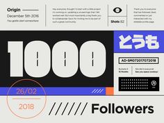 an info graphic with numbers and symbols on it, including the words'100 followers '