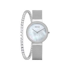 BERING's high-quality materials are used for the watches in the Classic collection, such as particularly hard, crystal-clear and scratch-resistant sapphire crystal. As a result, time leaves no traces on this watch glass. The skin-friendly stainless steel used guarantees a glamorous appearance. The cool look of the steel and the purist, clear line of the BERING watch design complement each other ideally. Classic elegance meets an unmistakably pleasant wearing experience and ensures the classicall White Metal Watch As Gift, White Metal Watch For Gift, Gift Watches With Jubilee Bracelet, White Gold Diamond Watch Stainless Steel As Gift, Gift Stainless Steel Watch Accessories With Diamond Hour Markers, White Gold Watch Accessories With Round Dial For Gifts, White Gold Stainless Steel Watch For Gift, White Gold Stainless Steel Watch As Gift, Gift White Gold Stainless Steel Watch