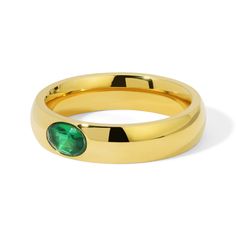 A sweet addition to your ring collection. Classic Enamel Ring As Gift, Classic Enamel Ring Gift, Classic Oval Enamel Ring For Gift, Modern Stackable Dome Ring For Gift, Modern Stackable Dome Ring As Gift, Modern Stackable Dome Ring Gift, Classic Jewelry With Ring Detail For Gift, Oval Metal Ring For Promise, Classic Stackable Crystal Ring With Round Band