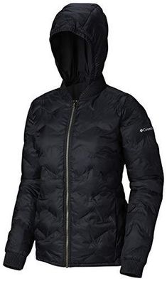 Reversible Women's Waterproof Jacket Columbia - Hillside Spring Waterproof and breathable Quilted Black on one side, Black on reverse Bomber Style Removable hood Full zip closure Fully seam-sealed shell Two side zippered hand pockets Ribbed cuffs As an Amazon Associate I earn from qualifying purchases. This post contains affiliate links. We get commissions for purchases made through links in this post. See our disclosure page for more information. *Price as of 11/29/2020 Reversible Clothing, Waterproof Jacket Women, Reversible Jacket, Waterproof Jacket, Waterproof Fabric, Solid Black, Casual Style, Columbia, Winter Outfits