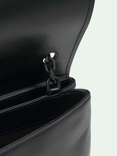 Shop black leather embossed Diagonal Stripe motif detailing binder clip detail rectangle body foldover top leather and chain-link shoulder strap adjustable shoulder strap Bracelet Watches Women, Soft Bag, Binder Clips, Belt Jewelry, Boy Accessories, Diagonal Stripes, Backpack Tote Bag, Boy Shoes, Accessory Pouch