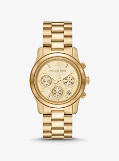 Michael Kors Runway, Silicon Bands, Women's Watch, Stainless Steel Watch, Chronograph Watch, Michael Kors Watch, Jet Set, Watch Design, Stainless Steel Bracelet