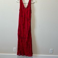 Chico's Women's Maxi Dress Size 2 Red 100% Rayon Lined Sleeveless V-Neck New With Tag Womens Maxi Dresses, Black Red, Size 12, Size 2, Black And Red, The 100, Maxi Dress, V Neck, Womens Dresses