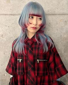 Cool Hair Reference, Unique Hair Dye, Gay Haircut, Jellyfish Hair, Harajuku Hair, Yellow Hair Color, Hair Projects, Hair Color Unique, Hair Color Streaks