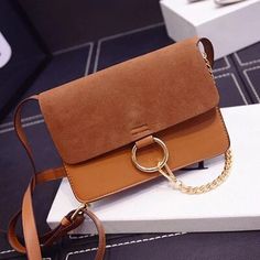 Women Mini Leather Messenger Bag – 4Colordress Trendy Pouch Shoulder Bag For Office, Trendy Large Capacity Brown Clutch, Trendy Brown Clutch With Large Capacity, Trendy Solid Color Leather Bags, Chic Yellow Satchel With Mobile Phone Bag, Chic Yellow Satchel With Phone Bag, Trendy Satchel Clutch For Daily Use, Trendy Office Satchel In Clutch Shape, Trendy Gold Satchel For Everyday Use