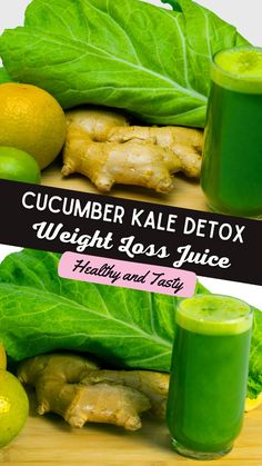 Kickstart your weight loss journey with this refreshing Cucumber Kale Detox Juice. Packed with nutrient-rich ingredients, this juice aids in detoxification and promotes healthy weight loss. The light and crisp flavor of cucumber blends perfectly with the earthy taste of kale, providing a delicious and revitalizing drink. Enjoy this detox juice as part of a balanced diet for a healthier, happier you. #detoxjuice #weightloss #healthydrinks Calorie Counter App, Juice Healthy, Bad Cholesterol, Tasty Recipe, Natural Detox