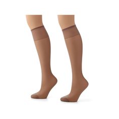 Hanes Silk Reflections women's knee highs are the legwear solution for long skirts or pants with features such as a silky sheer leg with wide, comfortable band and a reinforced toe that pampers you with incredible fit, feel, and wearability with basic styles to the more upscale! How do you accessorize? Check out our ACCESSORIES GUIDE for essential tips to elevate your style with must-have accessories.PRODUCT FEATURES 2-pack Reinforced toe Silky sheer design FIT & SIZING Wide top band Knee-high s Fitted Mid-calf Stockings, Elegant Stretch Mid-calf Legwear, Mid-calf Solid Color Stretch Hosiery, Solid Mid-calf Stretch Hosiery, High Stretch Knee-high Tights, Fitted Mid-calf Legwear, Accessories Guide, Fly Spray, Panty Hose