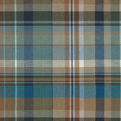 a plaid pattern is shown in brown, blue and green