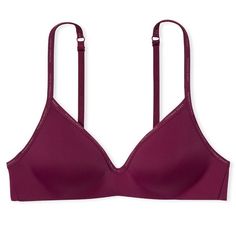 Victoria’s Secret T-Shirt Wireless Bra Size 40c New With Tags Beautiful Burgundy Color With Mini Logo On The Cup Sides Mini Logo, Mini Logos, Fame Dr, The Cup, Wireless Bra, Burgundy Color, Red Purple, Bra Sizes, Color Purple