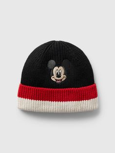 Soft ribbed knit beanie.  Mickey Mouse embroidery at front.  For more fit and sizing info, check out our Size Guide. Mickey Mouse Embroidery, Disney Hat, Mouse Embroidery, Ribbed Knit Beanie, Disney Hats, Baby Mickey Mouse, Baby Mickey, Christmas Stocking Fillers, Boy Hat