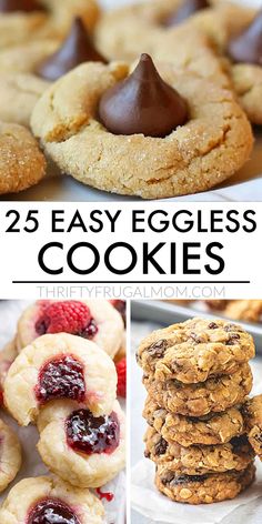 25 easy eggless cookies that are perfect for desserts or as an appetizer