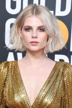 Want to look more expensive? These are the four hairstyles and haircuts that rich girls will be asking for in 2019, according to expert hairstylist Kevin Murphy. Lucy Boynton Style, Best Bob Haircuts, Lucy Boynton, Short Shag Hairstyles, Shag Hairstyles, Trending Hairstyles, Cortes De Cabello, Short Cuts, Golden Globes