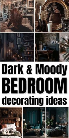 the dark and moody bedroom decor ideas are great for any room in your home