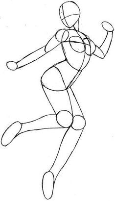 a drawing of a soccer player with the ball in his hand and one leg up