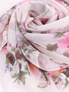 Elevate your outfit with the Lovely Lotus: Floral Print Scarf. Made with luxurious material, this scarf features a stunning floral print that adds a touch of elegance to any look. Perfect for any occasion, this versatile accessory is a must-have for any fashion-forward individual. Color : Purple Type : Regular Composition : 100% Polyester Material : Fabric Size Length Width one-size 63 19.7 Silk Scarves With Floral Print For Spring, Floral Print Shawl Scarf One Size, One Size Floral Print Shawl Scarf, Silk Scarf With Floral Print, Pink Feminine Floral Print Scarves, Pink Floral Print Feminine Scarves, Multicolor Floral Print Shawl For Summer, White Floral Print Scarves For Spring, Feminine Pink Floral Print Scarves