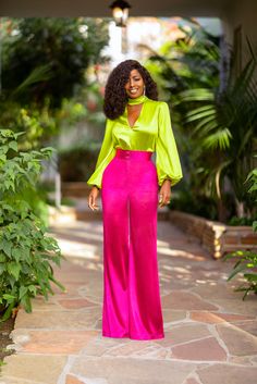 Pants Trousers For Ladies, High Waisted Dress Pants Outfits Classy, 2piece Outfits Pants Classy, High Waist Trousers Outfit Classy, High Waisted Dress Pants Outfits, Pants And Top Outfit Classy, Two Piece Outfits Pants High Waist, Two Pieces Trouser And Top, Pink Pants Outfit