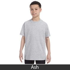 Features: Preshrunk 50% cotton, 50% polyester; shoulder-to-shoulder taping; 1x1 ribbed crewneck collar; double-needle hems; seamless body; double-needle set-in sleeves; 5.6-ounce.Price includes 1-color screen-printed left chest or full front.Youth Sizes and Colors Available:X-Small - X-Large: All colors are available Style #: 29B Saving For Baby, Business Clothing, T Shirt Company, Corporate Outfits, Consumer Products, Business Outfits, Clothing Company, Big Boys, Short Sleeve Tee