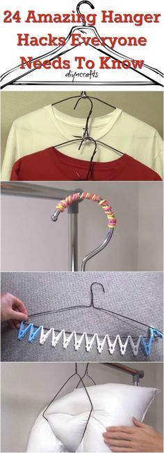 the instructions for how to make an amazing hanger