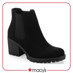 in stock Trendy Chelsea Boots With Stacked Heel For Fall, Winter Chelsea Boots With Block Heel, Winter High Ankle Chelsea Boots With Stacked Heel, Winter Chelsea Boots With Block Heel And Medium Width, Edgy Boots With Stacked Heel For Fall, Edgy Block Heel Boots For Fall, Trendy Fall Chelsea Boots With Block Heel, Fall Edgy Heeled Boots With Stacked Heel, Trendy Block Heel Chelsea Boots For Fall