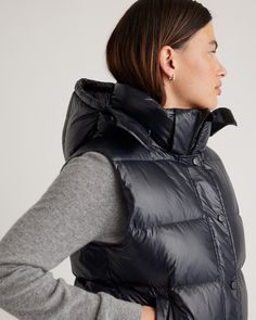 Designed for easy layering and extra warmth, our Responsible Down Puffer Vest is your new go-to for cold-weather adventures. With water-repellent and wind-resistant fabric, this vest will keep you warm and protected in all types of weather. The classic fit follows the natural contour of your body with extra room for layering, so you can wear it as a layering piece in cooler temperatures, or on its own as the temperature rises. Plus, our down products are sourced responsibly to ensure best practi Types Of Weather, Puffer Vests, Fall Closet, Boyfriend Cardigan, Heather Brown, Natural Contour, Short Torso, Style Change, Extra Room