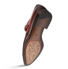 Mezlan Style #21069-Cognac/Rust Hand Burnished Woven Calfskin slip-on Monkstrap shoe from the Mezlan collection features their injected memory foam comfort-cushioned insole, soft Calfskin lining and a Designer Full Leather Sole with Artisan Insert! Handmade in Spain. Luxury Slip-on Monk Strap Shoes With Leather Lining, Formal Brown Monk Strap Shoes, Formal Closed Toe Slip-ons With Removable Insole, Brown Monk Strap Shoes With Rubber Sole For Galas, Calf Leather Slip-on Monk Strap Shoes With Leather Sole, Luxury Brown Monk Strap Shoes With Removable Insole, Luxury Leather Lined Slip-on Monk Strap Shoes, Luxury Brown Slip-ons With Removable Insole, Classic Brown Monk Strap Shoes With Textured Sole