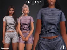 T-Shirt  New Mesh HQ Texture Female - Teen to Elder 12 Swatches TSR Exclusive