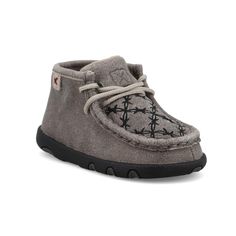 Infant Chukka Driving Moc Grey and Black Womens Ariat Boots, Shyanne Boots, Dan Post Boots Woman, Corral Boots Womens, Laredo Boots, Thorogood Boots, Justin Boots Men, Justin Boots Womens, Kids Cowboy Boots