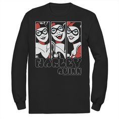 You'll be clowning around in style with this men's Harley Quinn tee. Crewneck Long sleevesFABRIC & CARE Cotton Machine wash Imported You'll be clowning around in style with this men's Harley Quinn tee. DC Comics You'll be clowning around in style with this men's Harley Quinn tee. Color: Black. Gender: male. Age Group: adult. Pattern: Solid. Batman Harley Quinn, Harley Davidson Dyna Super Glide, Female Villains, Vintage Portrait, Clowning Around, Harley Davidson Dyna, Sweatshirt Crewneck, Vintage Portraits, Harley Quinn