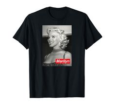 marilyn monroe t - shirt with the words marilyn on it