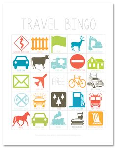 a travel poster with different types of transportation