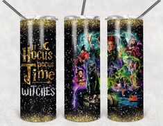 Glitter Witches Tumbler-Drinkware-Stay Foxy Boutique, Florissant, Missouri Hocus Pocus Sublimation, Sanderson Sisters Hocus Pocus, Stainless Steel Straws, Hocus Pocus, Custom Tumblers, Tumbler Cups, Halloween Witch, Tumbler Designs, Stainless Steel Tumblers