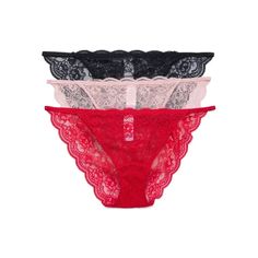 Slip into something effortlessly chic with the String Bikini Panty 3-Pack from Joyspun. Featuring sheer, scalloped lace and a soft stretch design, these string bikinis offer just the right balance of comfort and allure. The delicate lace adds a flirty touch with a cotton gusset to ensure freshness all day long. Now in a money-saving three-pack must-have for your lingerie collection. Only at Walmart. Size: XS.  Color: Black.  Gender: female.  Age Group: adult. Cheap Low-cut Intimates With Straps, Cheap V-neck Summer Intimates, Cheap Low-cut Beach Intimates, Cheap Women's V-neck Intimates, Cheap V-neck Intimates With Built-in Bra, Womens Bras, Scalloped Lace, Lingerie Collection, String Bikinis