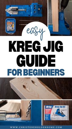 the ultimate guide to using kreg jig for beginners with text overlay