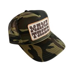 Mama Tried Patch Trucker Hat This his or hers trucker is part of our 2024 Originals Trucker Collection. Cute and perfect for your next day in the sun. So many fun and original styles to choose from! So light, medium/high profile and a perfect addition to your growing hat collection. 5 Panel Foam Mesh Back Trucker, Pro Style Adult Sizing 100% Poly Foam Front, 100% Nylon Back Designed and Finished in Sunny San Diego