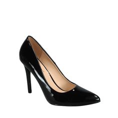 This style runs Pretty true to size Pointed Toe Stiletto Heel Slip On Heel High 4.25 Inch with 0.15 Inch Platform Size: 8.  Color: Black.  Gender: female.  Age Group: adult. Sleek Fitted High Heel Court Shoes, Classic Fitted Heels For Night Out, Classic High Heel Shoes, Fitted Pointed Toe Heels For Date Night, Classic Fitted Court Shoes For Night Out, Sleek Fitted Court Shoes For Party, Sleek Fitted Court Shoes, Chic Court Shoes For Night Out, 4-inch Heels For Night Out