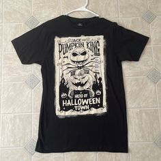 Disney Nightmare Before Christmas Tee Featuring Jack Skellington Design. Brand New Never Washed Or Worn Disney Nightmare Before Christmas, Disney Shirts, Christmas Tees, Jack Skellington, Nightmare Before, Nightmare Before Christmas, Before Christmas, Room Ideas, Tee Shirts