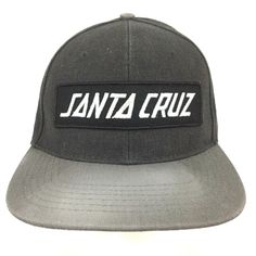 Santa Cruz Skateboards Patch Cap Denim Block Spell Out Script Logo Snap Back Baseball Trucker Hat BUY IT NOW! Please feel free to ask any questions you have about this item, I am here to make sure you are happy with your purchase. #HAT44 Adjustable Gray Snapback Hat For Streetwear, Gray Flat Bill Hat For Streetwear, Gray Urban Snapback Hat For Streetwear, Gray Flat Brim Hat For Streetwear, Gray Dad Hat For Streetwear, Streetwear Fitted Hat With Logo Patch And Curved Bill, Curved Bill Fitted Hat With Logo Patch For Streetwear, Urban Snapback Hat With Logo Patch And Curved Bill, Urban Snapback Baseball Cap With Logo Patch