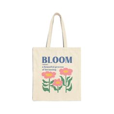 This 100% cotton bag comes in one size - 15" x 16"- perfect for everyday wear. While the canvas material will show off your designs in great colors, it's durable and will last for years. The bag features 20" handles (made from the same canvas), making it easy to carry even with a week's worth of shopping. .: 100% cotton canvas .: Heavy fabric (12 oz/yd² (406.9 g/m .: Sewn-in label .: Available in natural and black colors Eco-friendly Cotton Bags For Spring, Trendy Cotton Canvas Bag For Spring, Trendy Beige Cotton Bags, Trendy Cotton Tote Shoulder Bag, Casual Cotton Canvas Bag For Spring, Spring Cotton Bags With Letter Print, Cotton Bags For Everyday Use In Spring, Spring Shopping Canvas Cotton Bag, Spring Cotton Canvas Shopping Bag