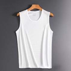 Season:Summer; Fabric:Cotton Blend; Sleeve Length:Sleeveless; Look After Me:Washable,Machine wash; Gender:Men's; Style:Comfortable,Casual; Elasticity:Micro-elastic; Tops Type:Moisture Wicking Shirts,Vest Top,Undershirt,Tank Top,Sleeveless Shirt; Occasion:Gym,Weekend,Outdoor,Daily,Holiday,Street; Age Group:Adults'; Fit Type:Regular Fit; Pattern:Solid Color; Design:Mesh; Neckline:Crew Neck; Front page:FF; Listing Date:07/25/2022; Bust:; Length: Mesh Clothing, Undershirt Tank Top, Cheap Tank Tops, Color Crew, Style Comfortable, Vest Shirt, Black Khakis, Men's Tank, Online Tops