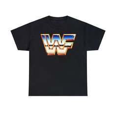 Wwf Logo, Union Made, Pro Wrestling, Made In America, Old And New, Cool Shirts, Wwe, Cotton Tee, Wrestling