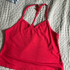 Two Piece Oh Set. New Never Worn. Red Tank Top For Summer Loungewear, Red Sleeveless Top For Loungewear, On Set, Women's Intimates, New Color, Pajamas, Two Piece, Red, Women Shopping