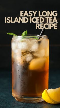 an easy long island iced tea recipe