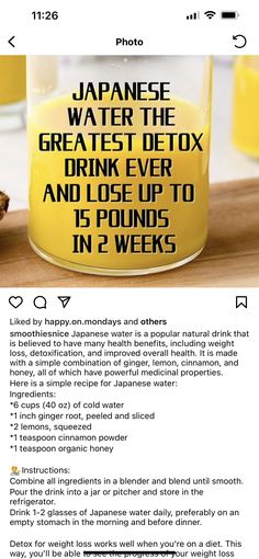 Losing Weight Juice Cleanse, 2 Week Juice Cleanse Before And After, Instant Debloat Drink, Flush Your System Cleanses, 1 Week Juice Cleanse, Japanese Water Recipe, Mucus Detox Cleanse, Ozempic Drink Recipe, Drinks For Fasting