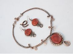 Copper jewelry set-coral jewelry set by BeyhanAkman on Etsy Handmade Vintage Jewelry Sets For Gift, Handmade Vintage Jewelry Sets As Gift, Handmade Red Coral Jewelry As Gift, Red Copper Jewelry For Gifts, Red Copper Jewelry Gift, Orange Red Coral Jewelry As A Gift, Red Copper Jewelry For Gift, Orange Red Coral Jewelry For Gift, Spiritual Red Coral Jewelry As A Gift