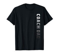 a black t - shirt with the word coach on it