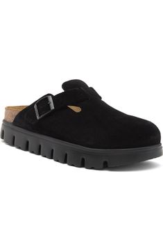 Birkenstock Boston Chunky Platform Clog (Women) | Nordstrom Birkenstock Boston Platform, Birkenstock Boston Chunky, Birkenstock Buckley Clog, Synthetic Chunky Platform Slip-on Clogs, Synthetic Slip-on Clogs With Chunky Platform, Platform Clogs, Birkenstock Boston, Unisex Shoes, Chunky Platform