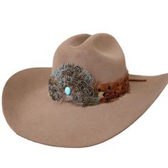 The Stellar (short) is a smaller version of our best selling hat band. Specially designed for small sized hats (6 7/8 and under) and kids hats.    100% Feather  Length: approx. 53cm (not including leather ties)  Width: 2cm  Crest dimensions: 4"w X 3"h Feather Hat Band, Cowboy Hat Band, Cowboy Hat Bands, Beaded Hat Bands, Black Iridescent, Kids Belt, Beaded Hat, Western Hat, Feather Hat