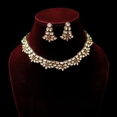 necklace Festive Temple Jewelry Sets For Formal Occasions, Formal Festive Temple Jewelry Sets, Formal Festive Jewelry Sets, Kundan Sets For Formal Occasions In Temple Jewelry Style, Red Kundan Necklace For Diwali Formal, Festive Kundan Temple Necklace For Formal Occasions, Formal Kundan Temple Necklace For Festive Occasions, Temple Style Formal Kundan Necklace, Formal Festive Jewelry Sets With Stone Work