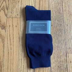 Nordstrom Brand Navy Blue Sock. Super Soft. Size 9-11 Sock (This Is Not Shoe Size). Sock Should Fit Shoe Sizes 4-10 . Brand New With Hang Tag. Never Worn Classic Blue Winter Socks, Blue Tights, Black Opaque Tights, Knee High Stockings, Nylon Socks, Nordstrom Women, Footless Tights, Blue Socks, Fuzzy Socks